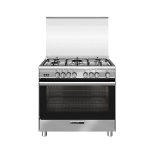 Glemgas Gas Cooker 5 burners 90X60cm GLSB9634RI01CU - Stainless Steel