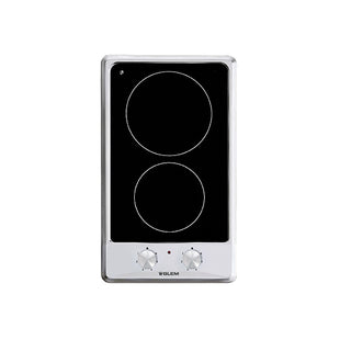 Glemgas 2 Burners Ceramic Hob 30cm GLGTH32KIX - Stainless Steel