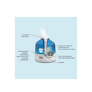 Vicks Humidifier VUL505E1MINI COOL MIST