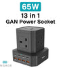 ENGAGE 13 IN 1 PORTS GAN HIGH SPEED 65W POWER SOCKET