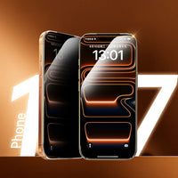 Mocoll for iPhone 17 Pro Max Screen Protector, 2.5D Full Cover Privacy Tempered Glass - Black