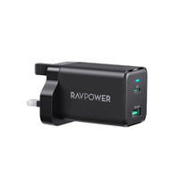 RAVPower RP-PC171 PD 45W2-Port Wall Charger Black