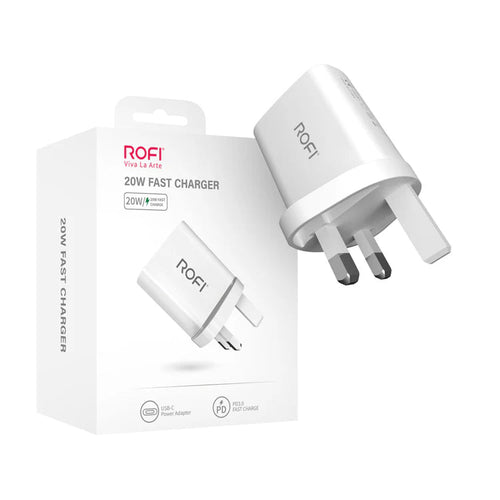 ROFI  20W Charging Plug Power Adaptor type C \ with cable C to L