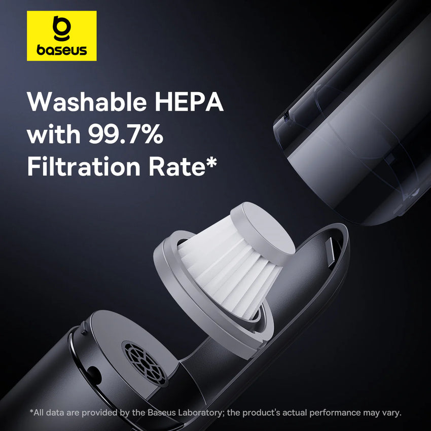 Baseus A0 Pro Car Vacuum Cleaner (4000pa) - Cluster Black