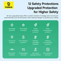 Baseus Primetrip Series Super Energy 4-in-1 Car Jump Starter 1200A - Cluster Black