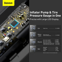 Baseus Super Mini Inflator Pump - Black