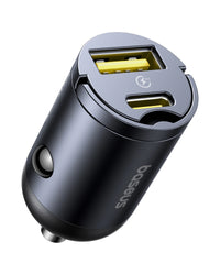 Baseus Tiny Star Mini Car Charger (U+C) 30W - Cosmic Black
