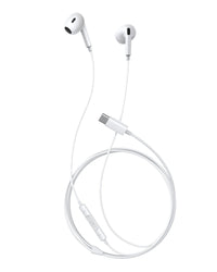 Baseus Encok CZ17 Semi-In-Ear Wired Earphones - Moon White
