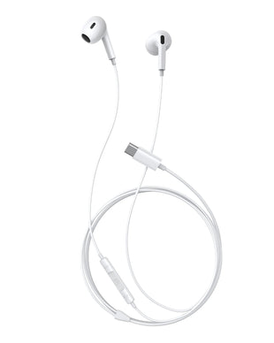 Baseus Encok CZ17 Semi-In-Ear Wired Earphones - Moon White