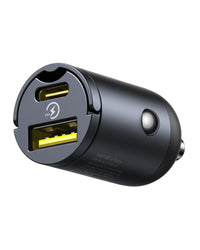 Baseus Tiny Star Mini Car Charger (U+C) 30W - Cosmic Black