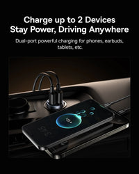 Baseus Tiny Star Mini Car Charger (U+C) 30W - Cosmic Black