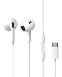 Baseus Encok CZ17 Semi-In-Ear Wired Earphones - Moon White