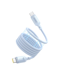 Baseus PicoGo Magnetic Liquid Silicone Fast Charging Cable USB-C to USB-C 240W 1m - Galaxy Blue