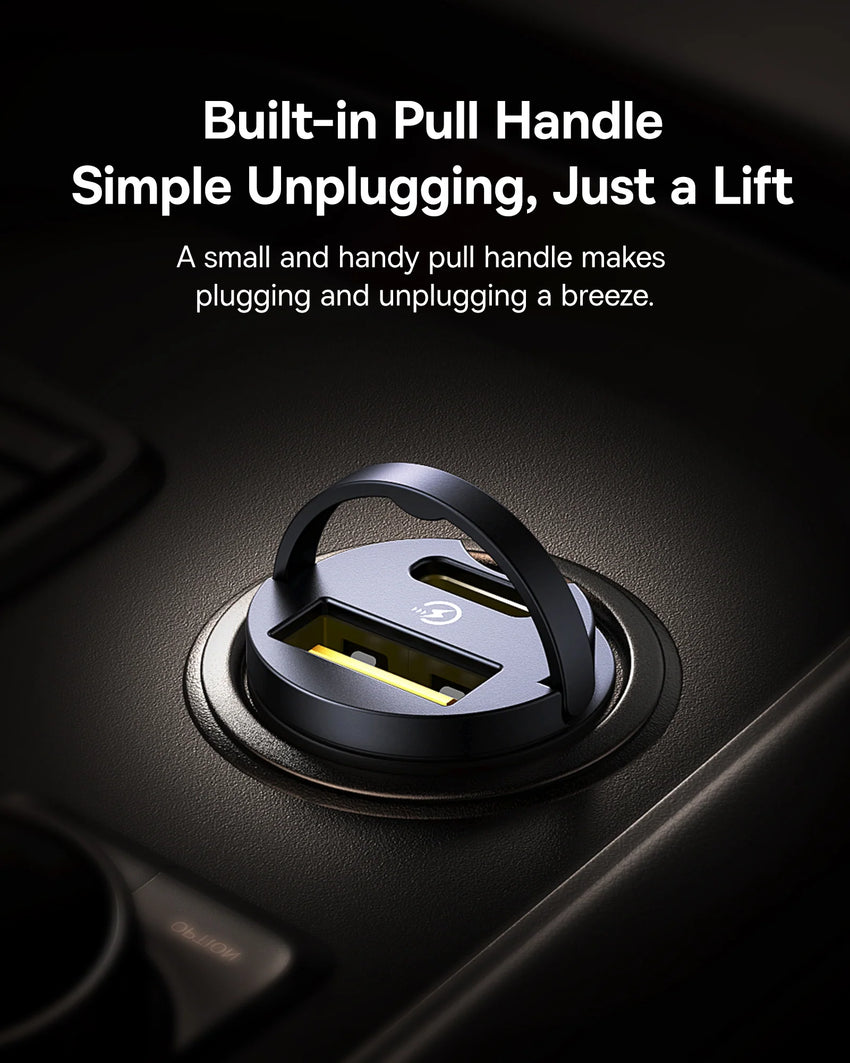 Baseus Tiny Star Mini Car Charger (U+C) 30W - Cosmic Black