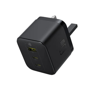 Baseus Palm Fast Charger 2C+U 65W - Cluster Black
(with Baseus Cable USB-C to USB-C 100W)
