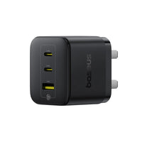 Baseus Palm Fast Charger 2C+U 65W - Cluster Black
(with Baseus Cable USB-C to USB-C 100W)