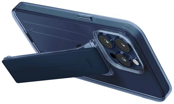 UNIQ HYBRID IPHONE 15 PRO MAX HELDRO MOUNT WITH STAND - ULTRAMARINE (DEEP BLUE)