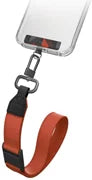 UNIQ VISTA DUO 2-IN-1 LANYARD AND HAND STRAP - CHARCOAL (CHARCOAL/AMBER)