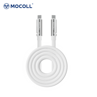 Mocoll MCC25-014: The 240W Fragrance Fast Charging Cable (C-C) - White Color