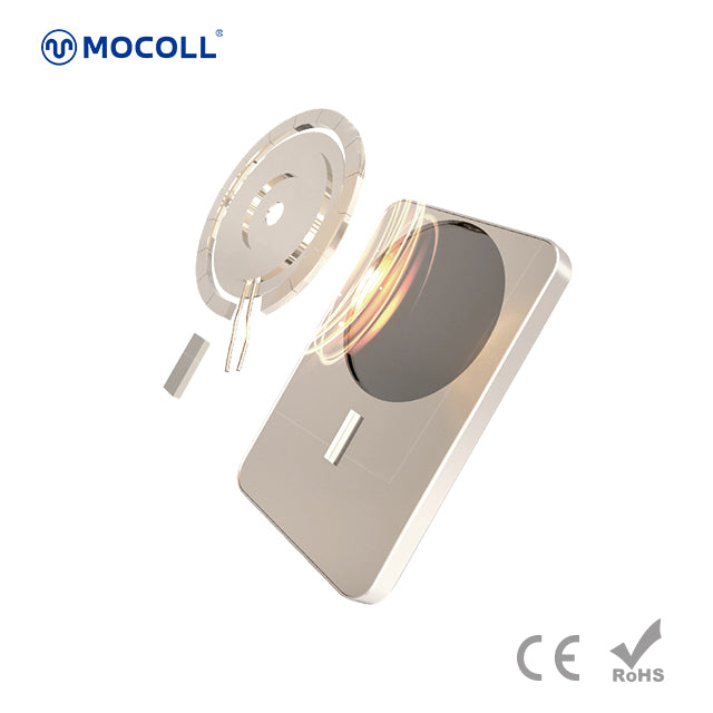 MOCOLL PD 20W Magnetic Wireless Power Bank 5000mAh – Titanium Gold