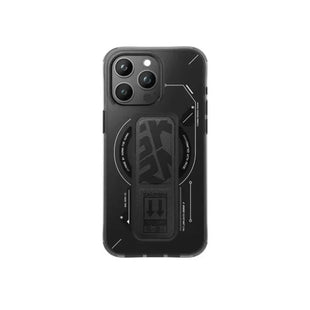 SKINARMA IPHONE 15 PRO (6.7”) HELIO MAG-CHARGE + GRIP-STAND BLACK