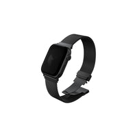 UNIQ DANTE PRO APPLE WATCH SELF-ADJUSTABLE MESH STEEL BAND 49/46/45/44MM - GRAPHITE BLACK (GRAPHITE BLACK)