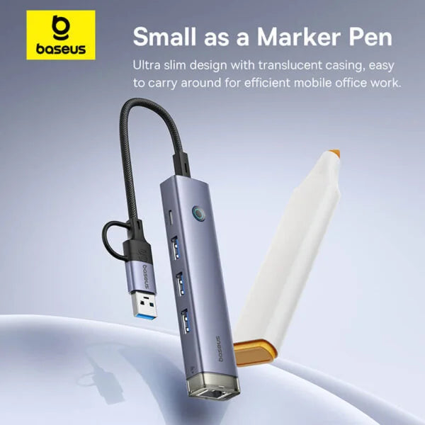 Baseus UltraJoy Series 4-Port HUB AIR - Space Grey