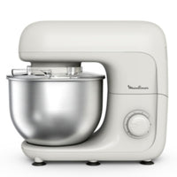 Moulinex 800W Kitchen Machine with 4.8L Stainless Steel Bowl - Efficient Mixing & Kneading