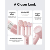 Laifen SE Hair dryer; 1500W; 21m/s; 105,000 RPM 1HD12-S-UK-PK-003