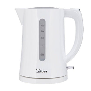 Midea Electric Kettle 1850-2200 Watts 1.7 Liters, White - MK-17D18B2