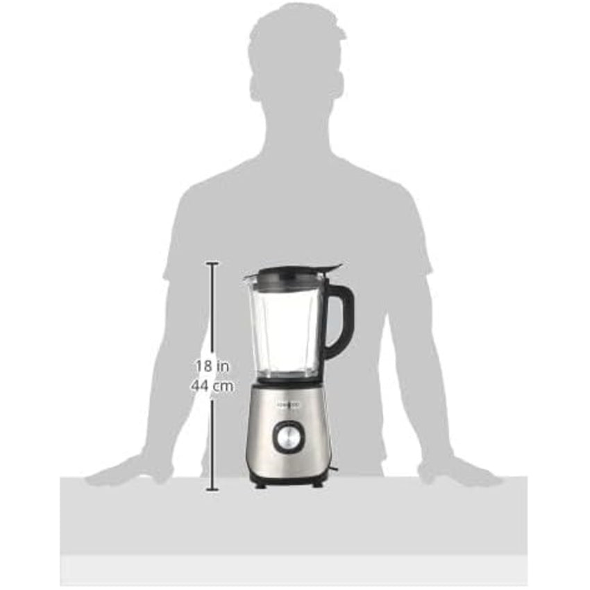 Kenwood Glass Blender with 1 Mill 1000 Watts 2 Liters - BLM45.240SS