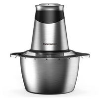 Daewoo Mini Food Chopper 1.8L BPA Free Stainless-Steel Bowl 2 Speed, 4 BI Level, 500W