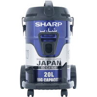 Sharp Drum Vacuum Cleaner 1800 Watts 20 Liters, Blue - EC-CA1820-Z