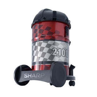 Sharp Drum Vacuum Cleaner 2100 Watts 21 Liters, Red - EC-CA2121-Z