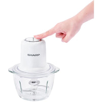 Sharp Chopper 350 Watts 1.2 Liters, White - EM-CP31-W3
