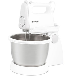 Sharp Mixer 250 Watts 5 Speeds, White - EM-SP21-W3