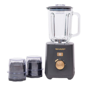 Sharp Glass Blender with 2 Mill 800 Watts, Anthracite - EM-TK71-A3