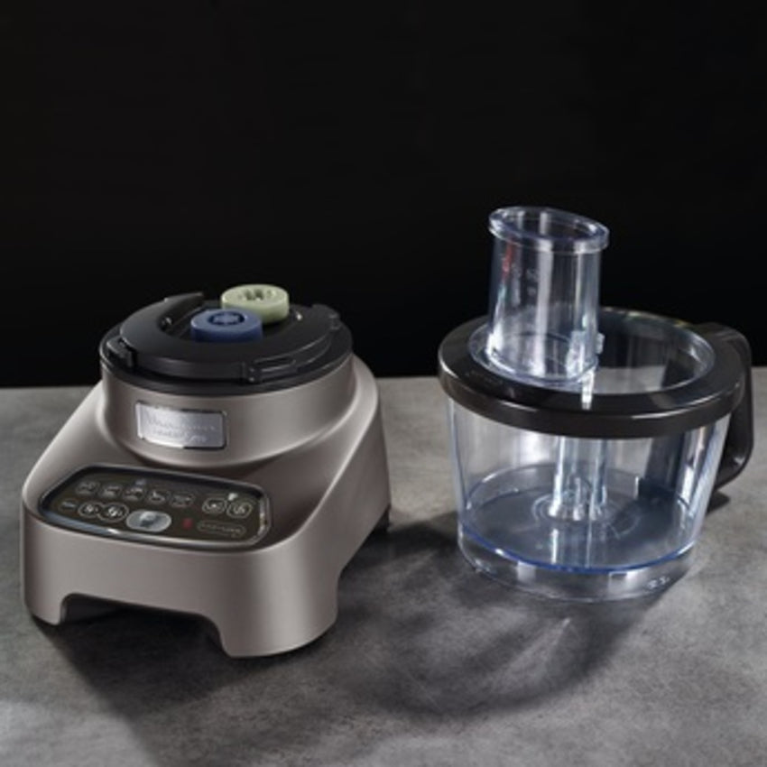MOULINEX FP821827 High-Power Food Processor, 1000W Motor, 8-Piece Set, 28 Cooking Functions