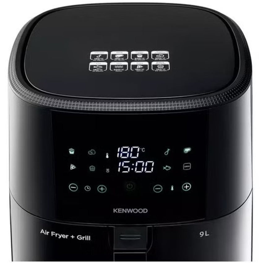 Kenwood Air Fryer 1500 Watts 9 Liters, Black - HFP92.000BK