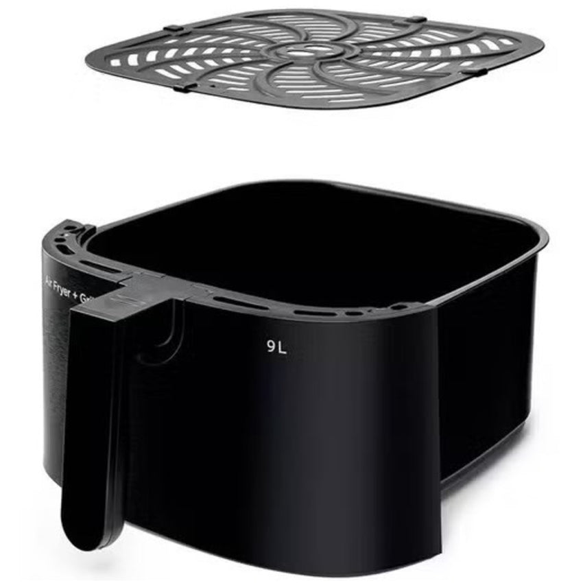 Kenwood Air Fryer 1500 Watts 9 Liters, Black - HFP92.000BK