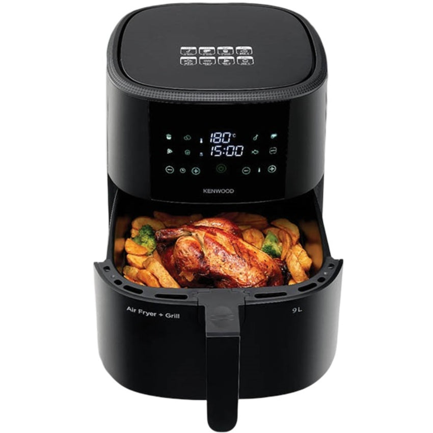 Kenwood Air Fryer 1500 Watts 9 Liters, Black - HFP92.000BK