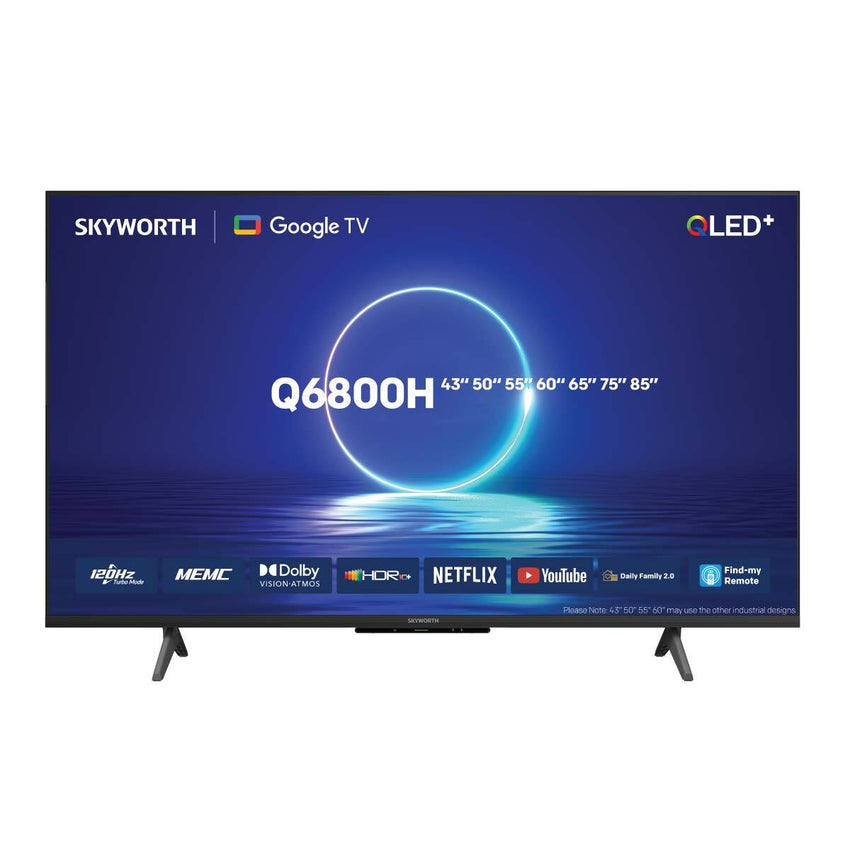 Skyworth 65"QLED UHD-4K ANDROID SMART TV LED-65Q6800H