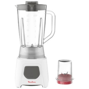Moulinex Blendeo 450W Multi-Function Blender, Includes 1.5L Blender & 0.5L Chopper, 2 Speed + Pulse