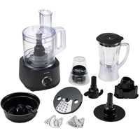 Panasonic Food Processor 800 Watts 2.4 Liters, Black - MK-F510KTZ