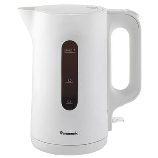 Panasonic Electric Kettle 2200 Watts 1.7 Liters, White - NC-K101WTZ