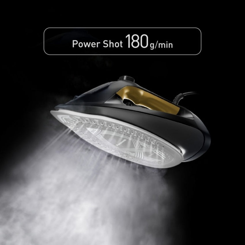 Panasonic Steam Iron 2800 Watts Ceramic Soleplate - NI-JU900KTH