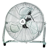 Orca Floor Fan 20-inch 4 Speed Chorome Colour