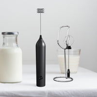Orca Rechargeable Electric Milk Frother 3 Speeds, Black - OR-MF-13BS