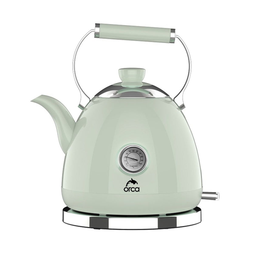 Orca Retro Kettle 1.7L 2200W Stainless Steel – Green