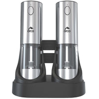 Orca Rechargeable Salt and Pepper Mill 95ml, Stainless Steel - OR-SPM-32C